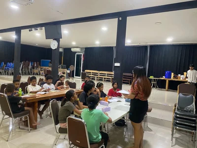 Students at Chloe Orphanage