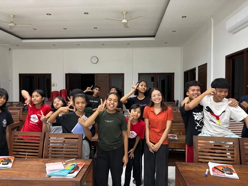 Students at Sekar Pengharapan Orphanage
