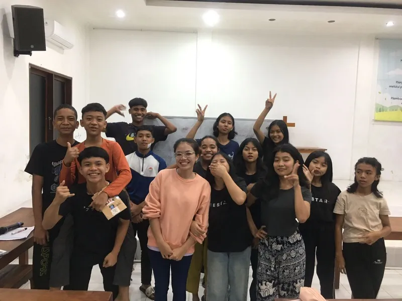 Students at Sunya Giri Orphanage